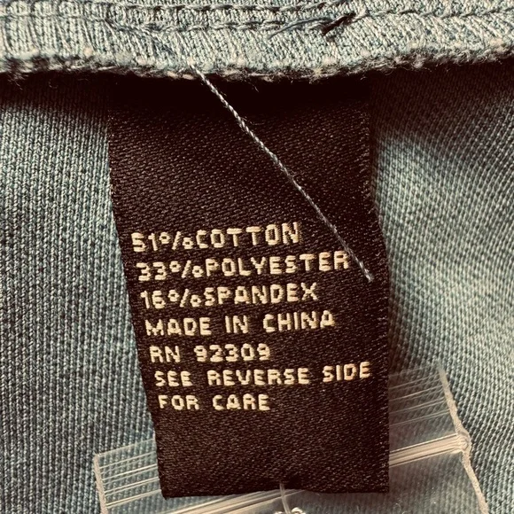 DG2 Stretch Knit Denim Shirtdress - Picture 10 of 11